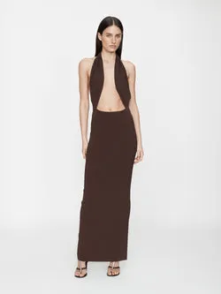 Slope Knit Halter Dress