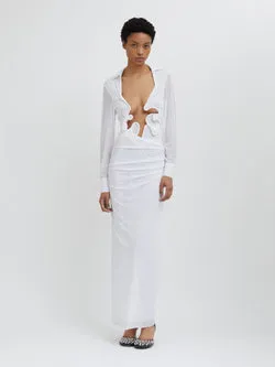 Venus Plunge Shirt Dress