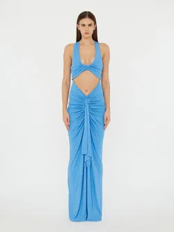 Vivenda Drape Front Dress