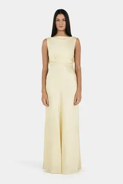 Clara Bias Dress Butter