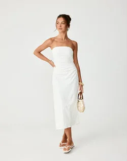 Coastal Midi Dress (Off White)