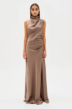THE CONSTANTINA SATIN DRESS