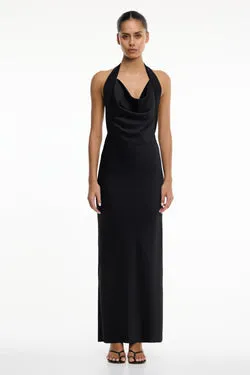 DEVLYN HALTER MAXI DRESS