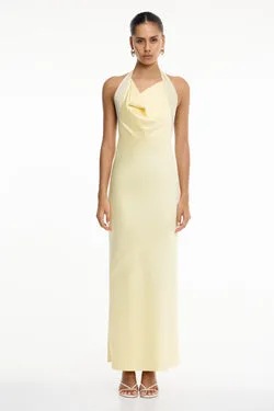 DEVLYN HALTER MAXI DRESS