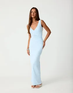 Cory Maxi Dress (Ice Blue)