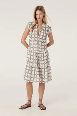 Sana Dress - Tile Print