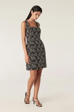 Fable Linen Dress - Black