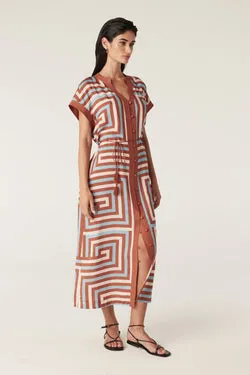 Sierra Dress - Maze Print