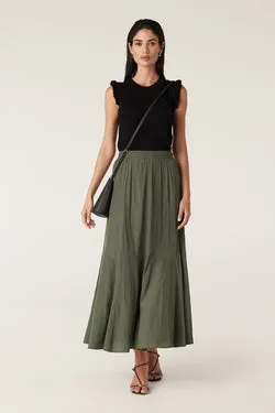 Reed Skirt - Olive