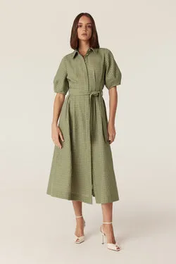 Alana Midi Dress - Olive