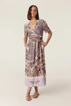Erika Kaftan Maxi Dress - Paradise Print