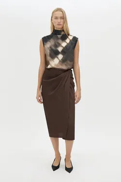 Elowyn Wrap Midi Skirt