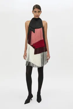 Evara Fringe Mini Dress
