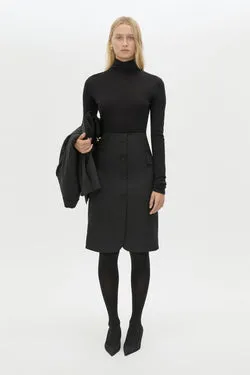 Floret Tailored Midi Skirt