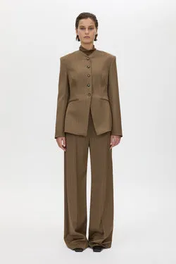 Maxim Fitted Collarless Blazer