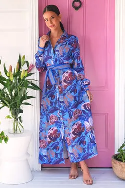 Catarina Maxi Dress - Royale Blue - Exclusive - FINAL SALE