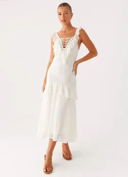 Celie Midi Dress - Ivory