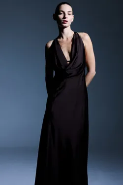 Charmed Cowl Slip Dress