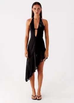 Clean Slate Midi Dress - Black