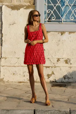 Coco Mini Dress In Poppy