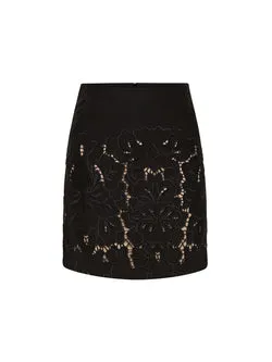 Colette Mini Skirt - Black or Buttermilk