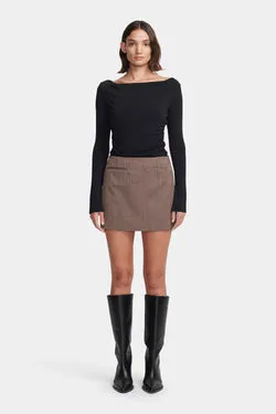 Bridget Micro Mini Skirt Pinstripe