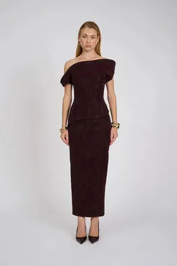 Cyra Dress | Deep Wine