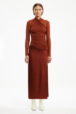 BRIANNA LONG SLEEVE MAXI DRESS