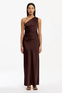 ANGELA ONE SHOULDER MAXI DRESS