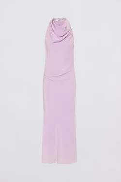 LILAC SILK CDC SUBLIMATE DRESS