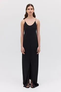 BLACK SILK CDC SURRENDER DRESS