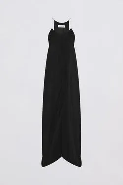 BLACK SILK CDC SURRENDER DRESS