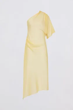 LEMON CHIFFON VALENCIA DRESS