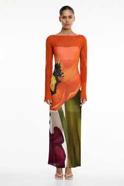 AUGUST LONG SLEEVE MAXI DRESS