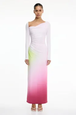 AMREN LONG SLEEVE MAXI DRESS