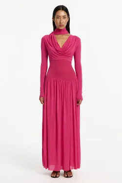Nirvana Long Sleeve Maxi Dress