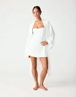 Selene Mini Dress (White)