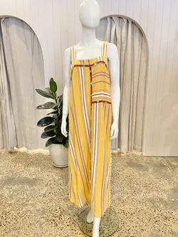 TIGERLILY Mustard Purnima Maxi Dress - Size 12