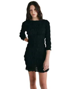 Size XS/S | Del Villar Shirred Mini Dress