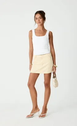 Deston Mini Skirt (Lemon)