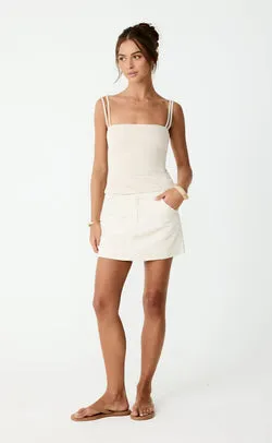 Deston Mini Skirt (Natural)