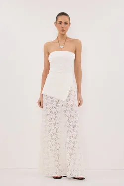 LOULA WHITE LACE SKIRT