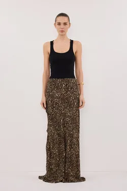 MARVILLA CHOC MIDI SKIRT