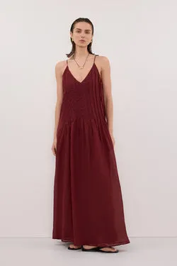 TAHLIA SAHARA RAMIE MAXI DRESS
