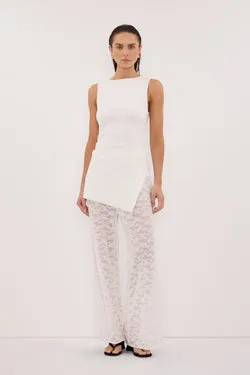 BELLE WHITE LACE PANT