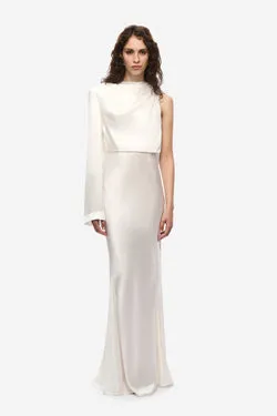 THE MANTELLO SATIN DRESS