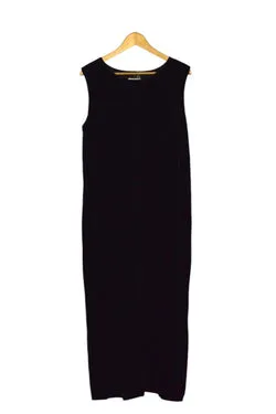 80s/90s Black Velvet Dress