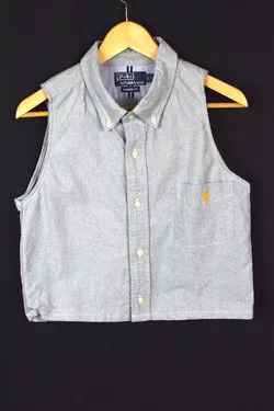 Reworked Ralph Lauren Brand Crop Top