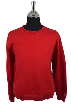Red Tommy Hilfiger Brand Sweatshirt