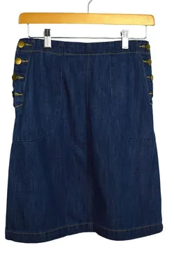 Blue Denim Skirt